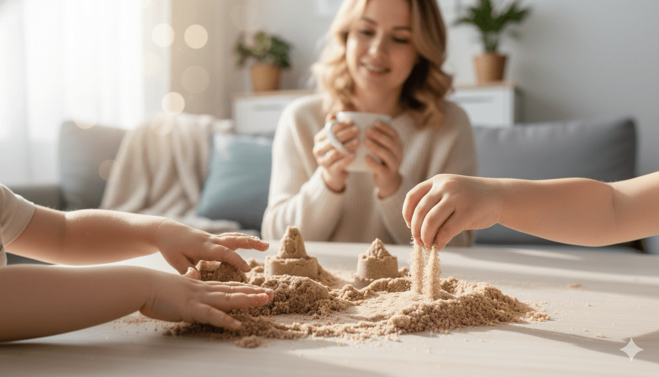 DIY Senzorické materiály: Rýchle recepty na sliz, piesok a penu